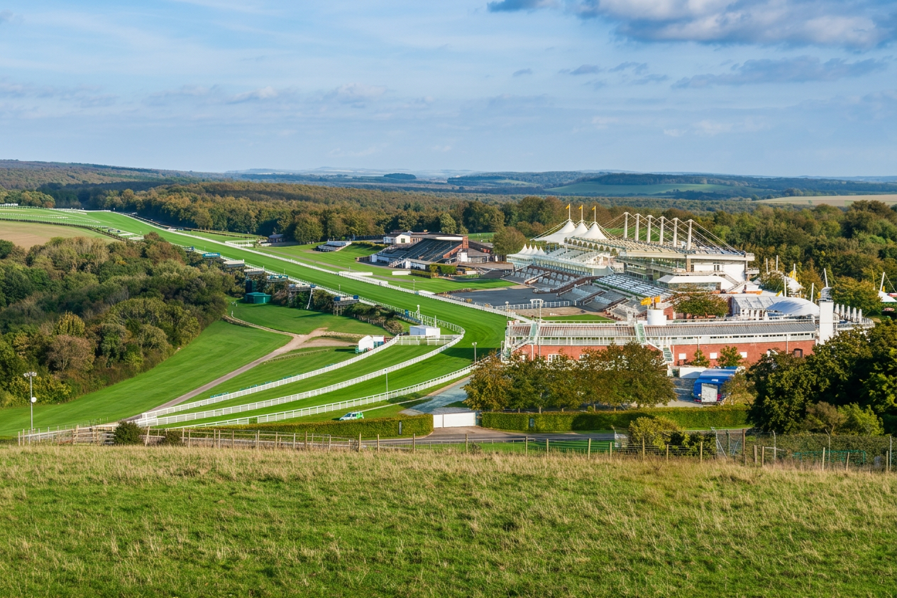 Goodwood Racecourse from The Trundle